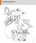 Stihl MSA 140 C-B 1/4\"P Cordless chain saw Battery Chainsaw Spare Parts